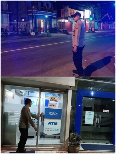 Polsek Ngimbang Gelar Patroli Blue Light Guna Cegah Dan DayaTangkal 4C Di Malam Hari