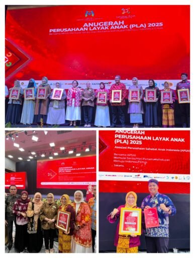 Komitmen pada Hak Anak, PTBA Sabet Anugerah Perusahaan Layak Anak Tingkat Nindya