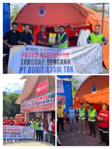 Gerak Cepat, PTBA Kirim Bantuan dan Tim Tanggap Bencana ke Wilayah Terdampak Banjir Sumatera
