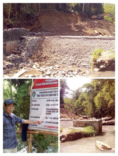 Ketua LSM Galaksi Muara Enim,Iwan Rambang Menduga Peroyek Irigasi DiKerjakan Asal Asalan