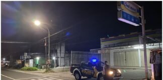 Polsek Ngimbang Patroli Blue Light Guna Cegah Dan DayaTangkal 4C Di Malam Hari