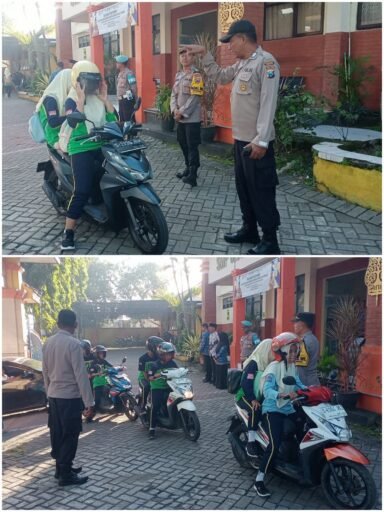 Kapolsek Ngimbang Gelar KRYD Yang Ditingkatkan Pembinaan Menjelang Nataru Di SMPN 2 Ngimbang