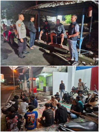 Polsek Ngimbang Patroli Blue Light Secara Dialogis Guna Antisipasi 4C Dan Kenakalan Remaja