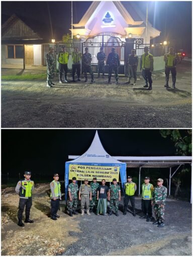 Polsek Ngimbang Gelar Patroli Skala Besar Siaga Pengamanan Perayaan Malam Natal 2025