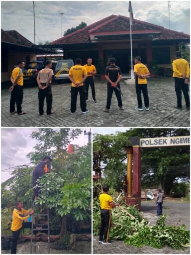 Polsek Ngimbang Gelar Apel Pagi Dan Pembersihan Mako Di Lanjutkan Stan by Di Mapolsek Ngimbang