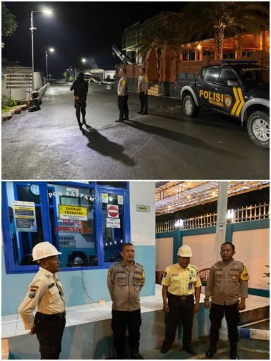 Guna Cegah DanTangkal 4C Polsek Ngimbang Gelar Patroli Blue Light Di Daerah Rawan Kriminal