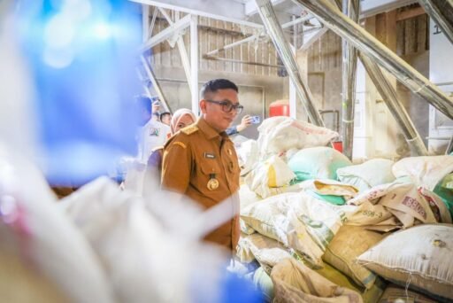 Tinjau Penggilingan Beras di Serang, Andra Soni Pastikan Stok Pangan Banten Mencukupi