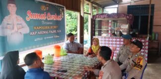 Berantas Judi Online hingga Cegah Karhutla, Polsek Bunut Gelar Jumat Curhat Bersama Masyarakat