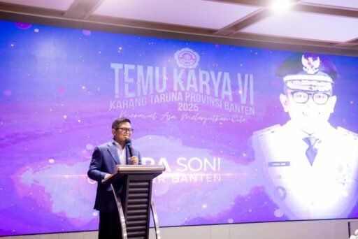 Gubernur Andra Soni Buka Temu Karya VI Karang Taruna Banten 2025, Perkuat Peran Pemuda