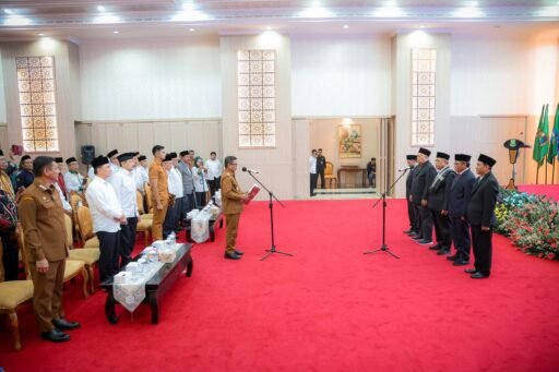 Andra Soni Resmi Lantik Lima Pimpinan Baznas Banten, Zakat Dinilai Kunci Percepatan Pembangunan