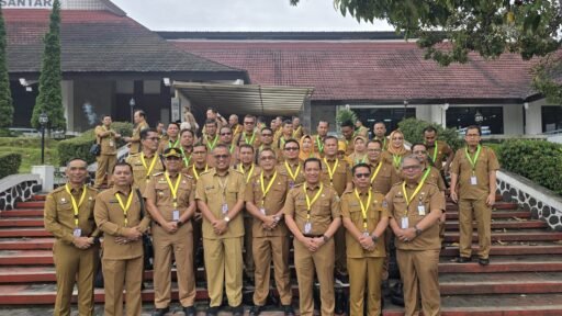 Yudesri Hadiri Apel Rakornas Sekda dan Kepala Bappeda se-Indonesia di IPDN Jatinangor