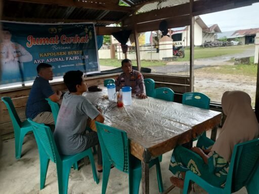 Polsek Bunut Gelar Jumat Curhat: Bahas Siskamling hingga Larangan Judi Online