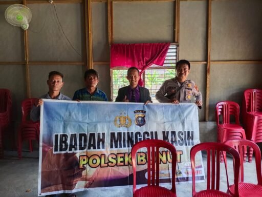 Pererat Silaturahmi,Polsek Bunut Gelar Minggu Kasih dan Ajak Jemaat Tangkal Hoax