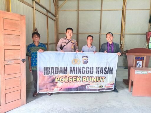 Polsek Bunut Gelar “Minggu Kasih” : Pererat Silaturahmi dan Jaga Kamtibmas