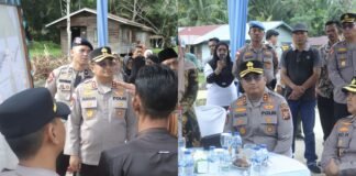 Wakapolda Riau Tinjau Lokasi Rencana Pembangunan Jembatan SDN 18 Semulut