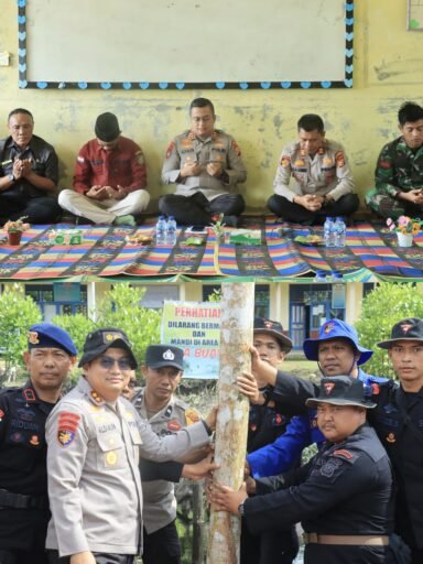 Dari Doa Ke Aksi Polres meranti Hadir Bangun Jembatan Sekolah Di Pelosok Meranti