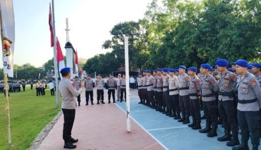 Apel Awal 2026, Dirpolairud Polda NTB Tekankan Profesionalisme dan Keselamatan Pelayaran
