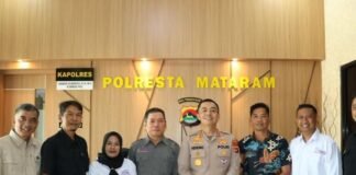 Kapolresta Mataram Terima Audiensi SMSI NTB, Dorong Kolaborasi Pers Terbuka