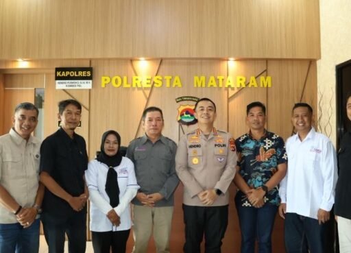 Kapolresta Mataram Terima Audiensi SMSI NTB, Dorong Kolaborasi Pers Terbuka