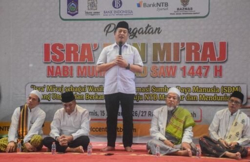 Isra’ Mi’raj 27 Rajab 1447 H, Gubernur NTB ajak Jaga Kelestarian Alam dan Peduli Sosial