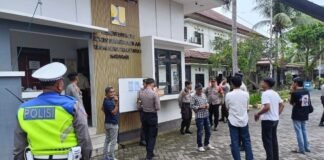 Hearing FKMSH di Kantor BWS NT1 Tertib ,Libatkan Pengamanan Polisi