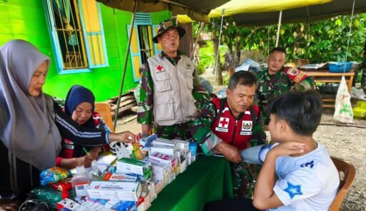 Satgas Gulbencal Kesdam I/BB Tetap Layani Kesehatan Warga Pascabencana di Pandan