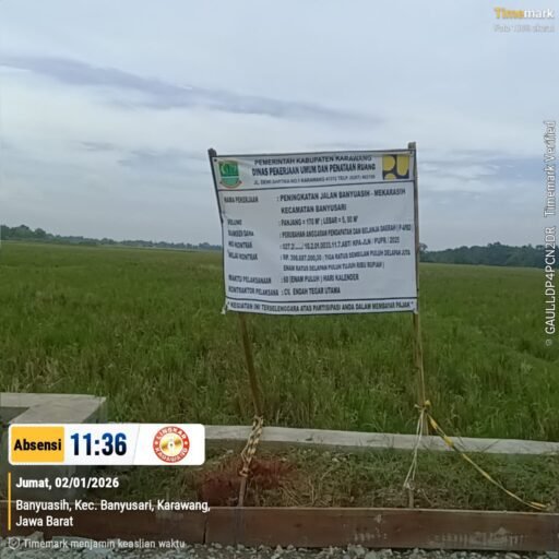 Proyek Jalan Rp398 Juta di Banyusari Mandek, CV Endah Tegar Utama Jadi Sorotan