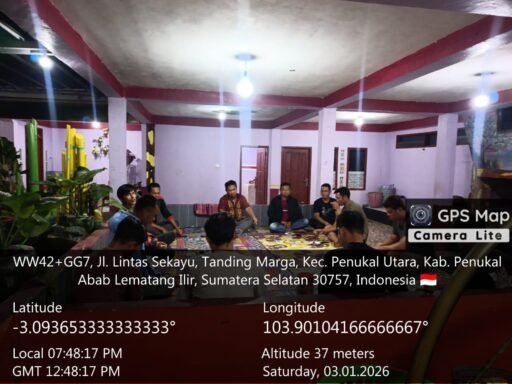 Pemdes desa tanding marga sigap guna meluruskan kesalahpahaman terkait isu pemotongan blt kesra.