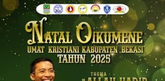 Natal Oikumene Kabupaten Bekasi 2025, Ribuan Jemaat Rayakan Kebersamaan