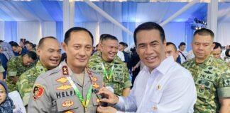 Dukung Ketahanan Pangan,Kapolda Lampung Raih Penghargaan Presiden Prabowo Subianto