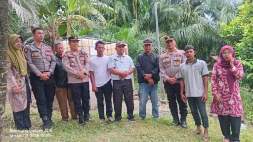 Polres Langkat Salurkan Bantuan Sumur Bor untuk Warga Bukit Jengkol Pangkalan Susu