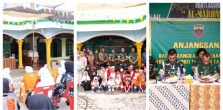 Danpomdam I/BB Pimpin Anjangsana Natal di Panti Asuhan Almarhamah Medan