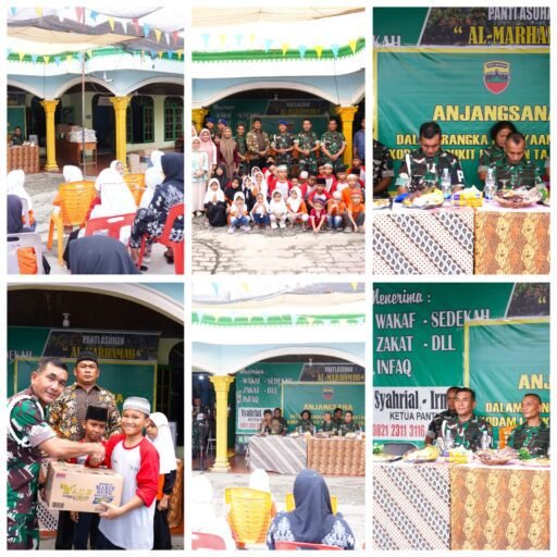 Danpomdam I/BB Pimpin Anjangsana Natal di Panti Asuhan Almarhamah Medan