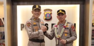 Kapolres Binjai Disambut Dengan Tradisi Kepolisian
