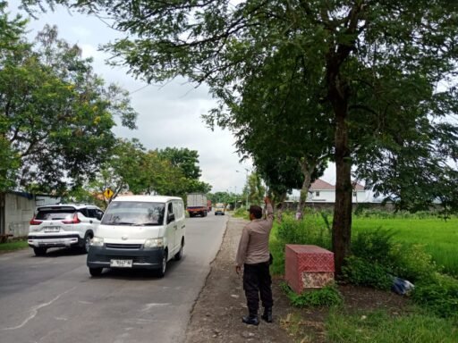 Guna Antisipasi Pohon Tumbang, Polsek Ngimbang Gelar Patroli Di Jalur Rawan Bencana