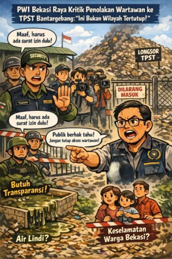 Pasca Longsor, Gunungan Sampah Boleh Masuk, Wartawan Dilarang: Ada Apa di TPST Bantargebang ?