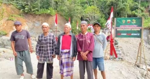 Satgas Yonzipur I/DD Rampungkan Pemasangan Jembatan Bailey di Aek Nabara