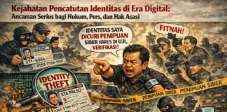 Kejahatan Pencatutan Identitas di Era Digital: Ancaman Serius bagi Hukum, Pers, dan Hak Asasi