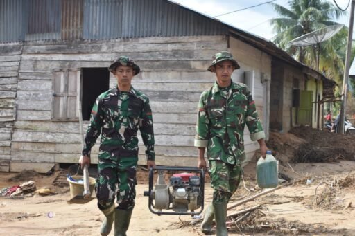 Satgas Gulbencal Kodim 0211/TT Bangun Sumur Bor di SD Negeri 158506 Tukka