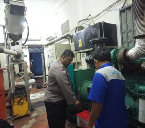 Siaga Hadapi Curah Hujan Tinggi, Rumah Pompa Jati Pinggir I Dicek Bhabinkamtibmas Petamburan