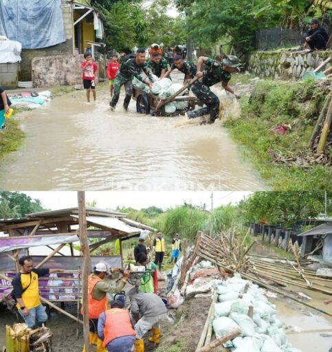 Tanggul Citarum Jebol, Plt. Bupati Bekasi dan Ketum LSM TRINUSA Tinjau Lokasi di Muara Gembong