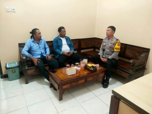 Kapolsek Ngimbang Kordinasi Terkait Kegiatan HUT IKSPI Ke 40 Di Ketua Ranting IKSPI Ngimbang