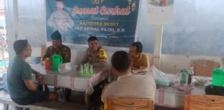 Polsek Bunut Gelar “Jumat Curhat”, Tekankan Pencegahan Narkoba Hingga Larangan Karhutla