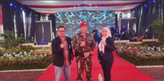 BRI Kanca Serang Hadiri Pisah Sambut Danyon 14 Grup 1 Kopassus