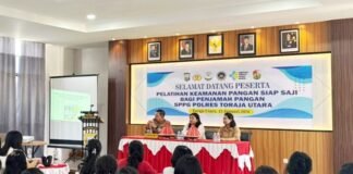 47 Relawan SPPG Polres Toraja Utara Dibekali Pengolahan Pangan Siap Saji dan Layak Konsumsi
