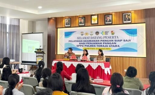 47 Relawan SPPG Polres Toraja Utara Dibekali Pengolahan Pangan Siap Saji dan Layak Konsumsi