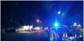 Polsek Ngimbang Patroli Blue Light Siskamtibmas Guna Cegah Dan Tangkal Kriminalitas Di Malam Hari