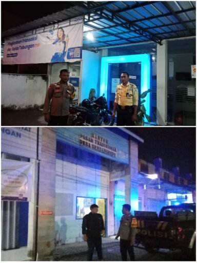 Personil Polsek Ngimbang Patroli Blue Light Siskamtibmas Guna Cegah Kriminalitas Di Malam Hari