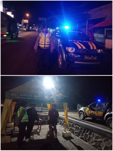 Personil Polsek Ngimbang Gelar Patroli Siskamtibmas Guna Cegah Kriminalitas