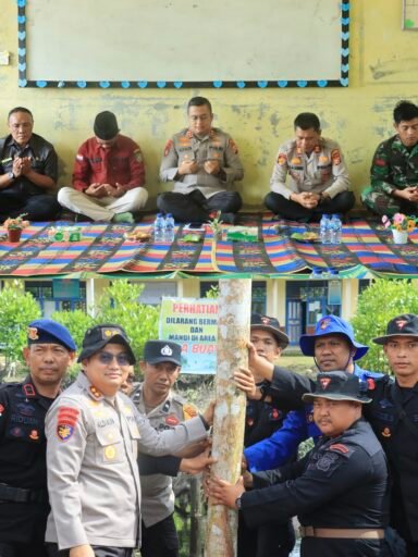 Dari Doa Ke Aksi Polres meranti Hadir Bangun Jembatan Sekolah Di Pelosok Meranti